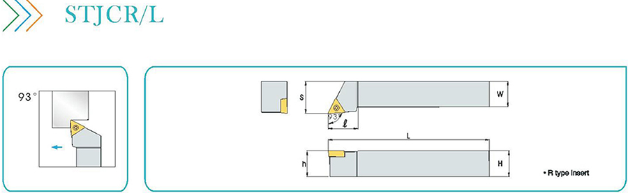 Cutting tool holder STJCR1616 Держатель режущего инструмента STJCR1616